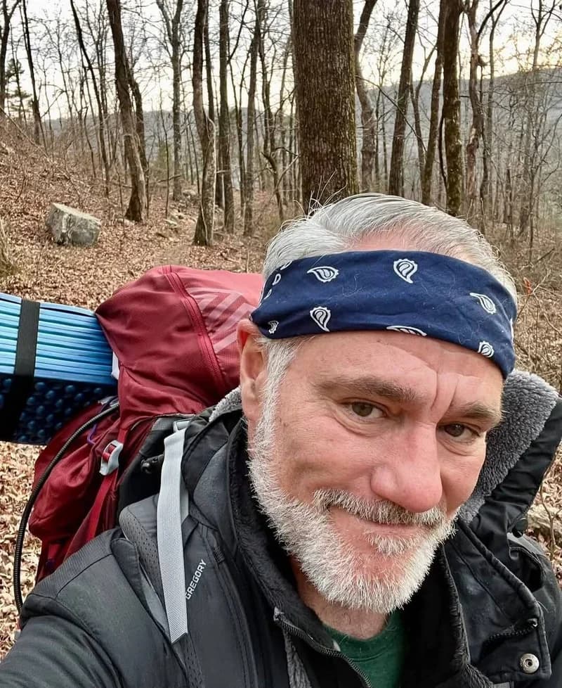 Lobo from Arkansas Outdoors on a hike